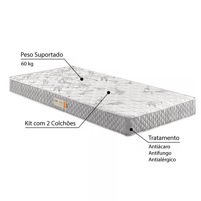 COLCHÃO D20 88x188x