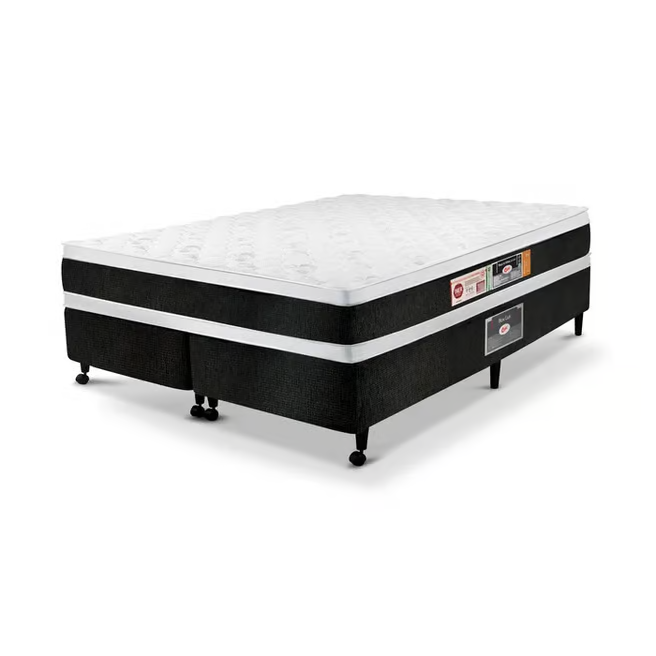 Cama Castor Queen Black e White Air